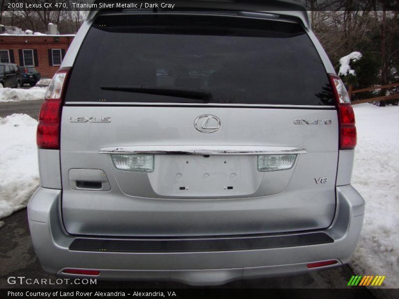 Titanium Silver Metallic / Dark Gray 2008 Lexus GX 470