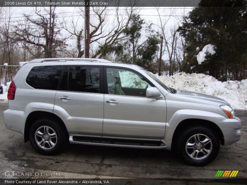 Titanium Silver Metallic / Dark Gray 2008 Lexus GX 470