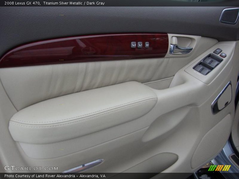 Titanium Silver Metallic / Dark Gray 2008 Lexus GX 470