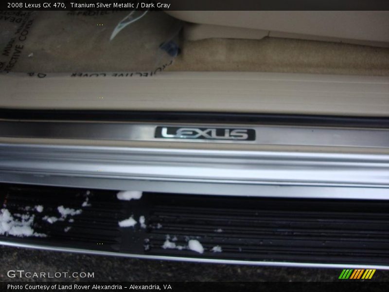 Titanium Silver Metallic / Dark Gray 2008 Lexus GX 470