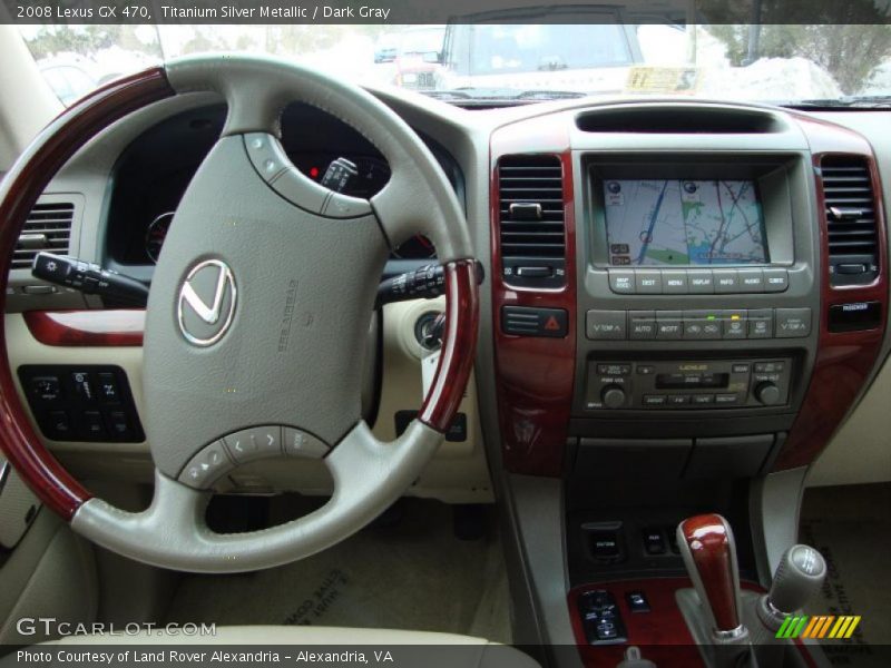 Titanium Silver Metallic / Dark Gray 2008 Lexus GX 470