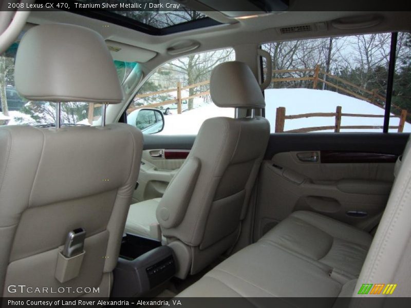 Titanium Silver Metallic / Dark Gray 2008 Lexus GX 470