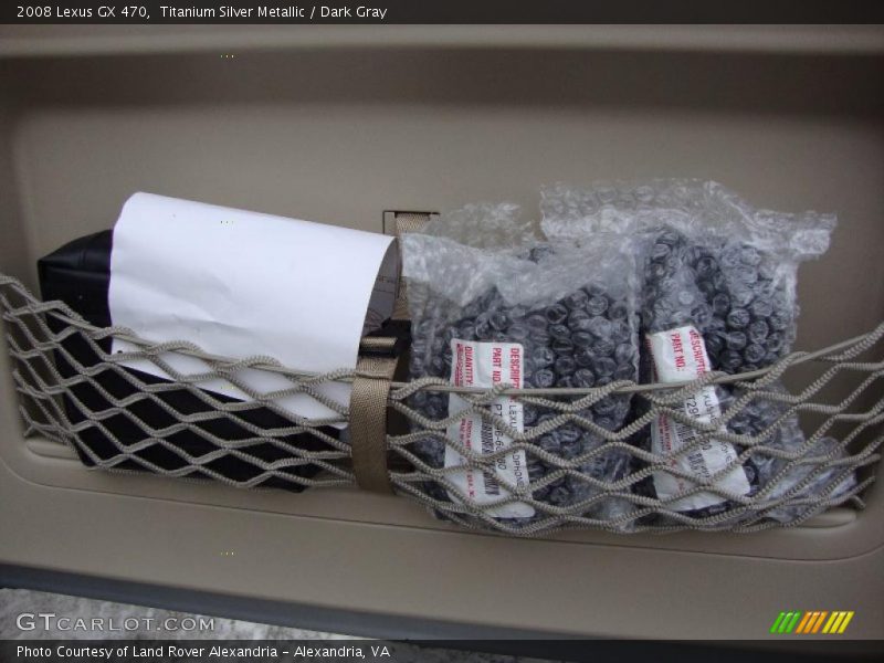 Titanium Silver Metallic / Dark Gray 2008 Lexus GX 470