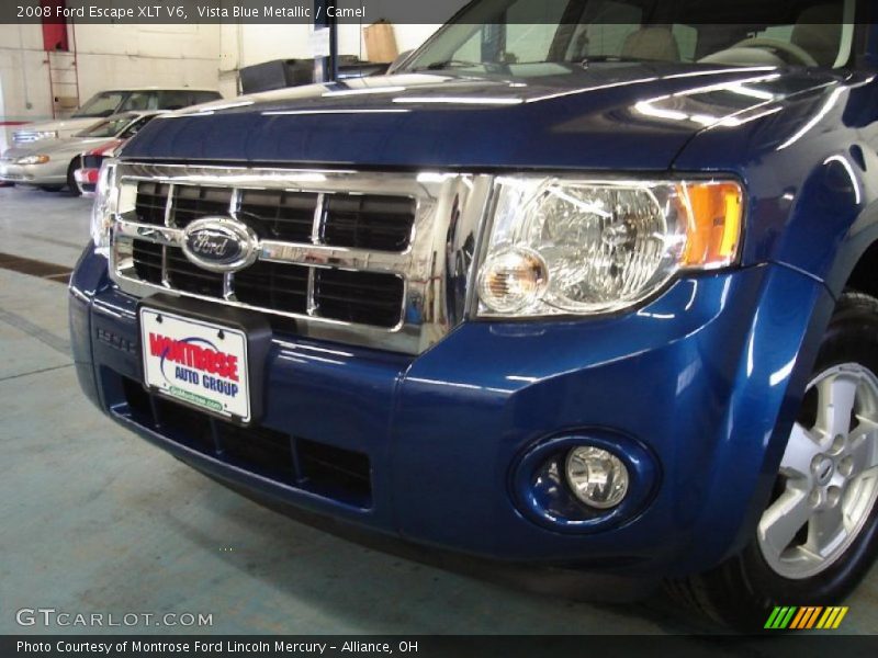 Vista Blue Metallic / Camel 2008 Ford Escape XLT V6