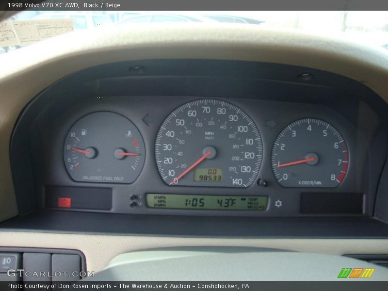 Black / Beige 1998 Volvo V70 XC AWD