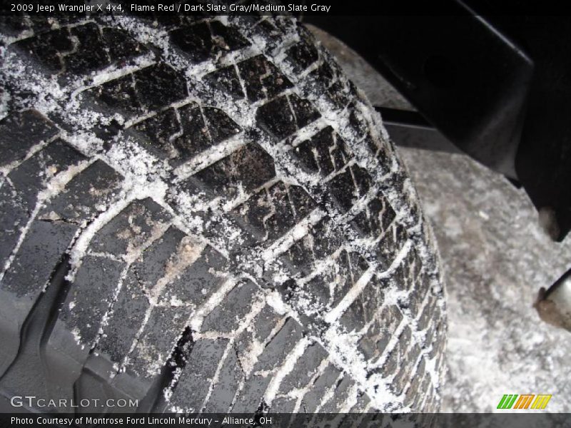 Flame Red / Dark Slate Gray/Medium Slate Gray 2009 Jeep Wrangler X 4x4