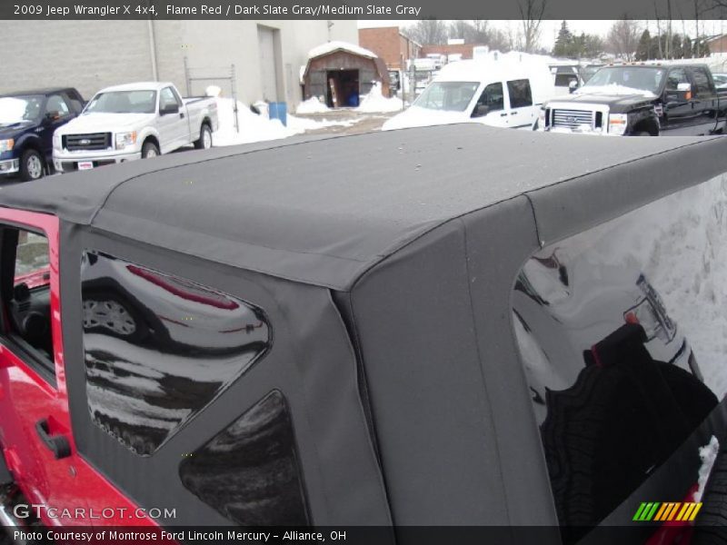 Flame Red / Dark Slate Gray/Medium Slate Gray 2009 Jeep Wrangler X 4x4