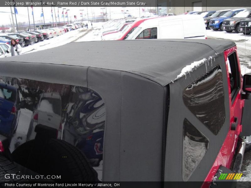 Flame Red / Dark Slate Gray/Medium Slate Gray 2009 Jeep Wrangler X 4x4