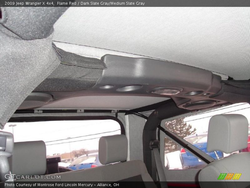 Flame Red / Dark Slate Gray/Medium Slate Gray 2009 Jeep Wrangler X 4x4