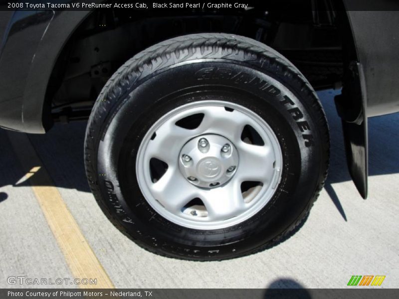 Black Sand Pearl / Graphite Gray 2008 Toyota Tacoma V6 PreRunner Access Cab
