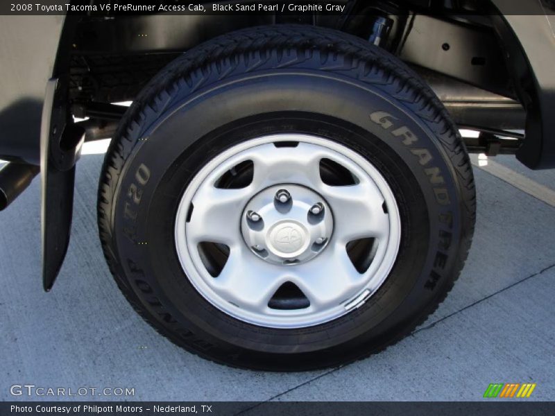 Black Sand Pearl / Graphite Gray 2008 Toyota Tacoma V6 PreRunner Access Cab