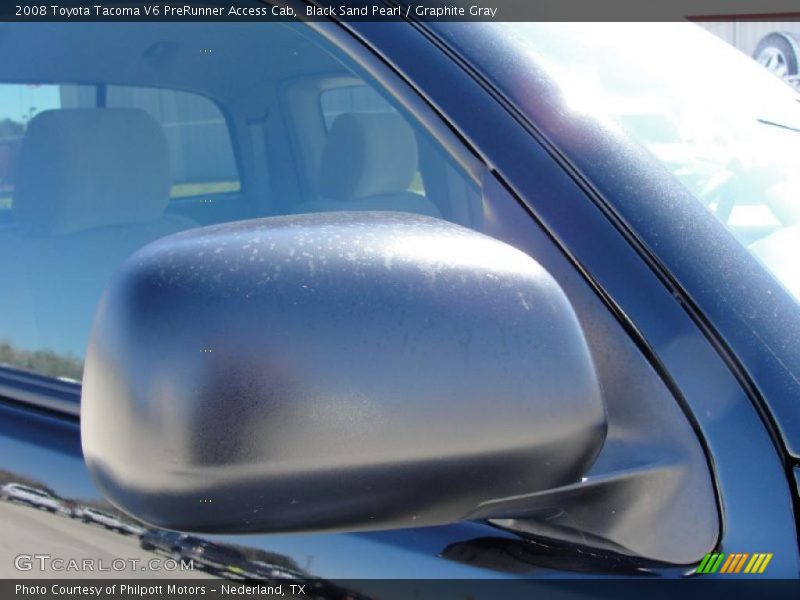 Black Sand Pearl / Graphite Gray 2008 Toyota Tacoma V6 PreRunner Access Cab