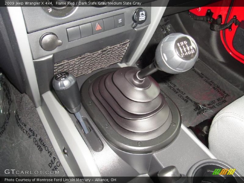 Flame Red / Dark Slate Gray/Medium Slate Gray 2009 Jeep Wrangler X 4x4