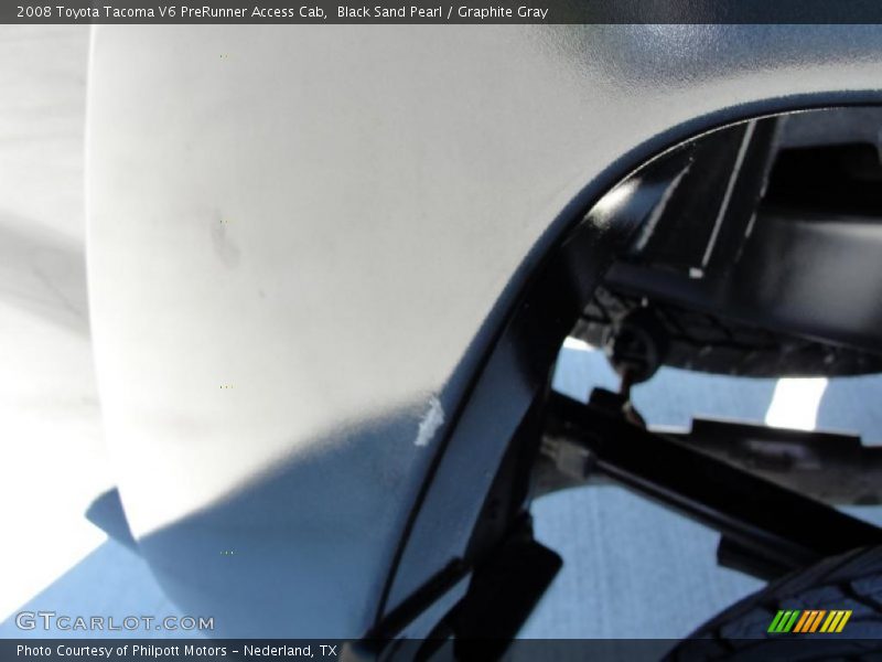 Black Sand Pearl / Graphite Gray 2008 Toyota Tacoma V6 PreRunner Access Cab