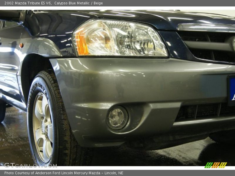 Calypso Blue Metallic / Beige 2002 Mazda Tribute ES V6