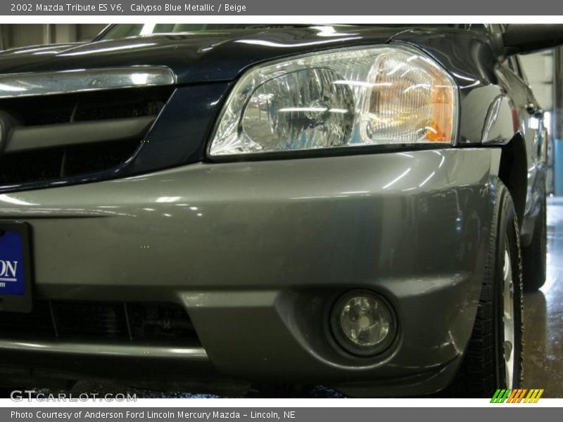 Calypso Blue Metallic / Beige 2002 Mazda Tribute ES V6