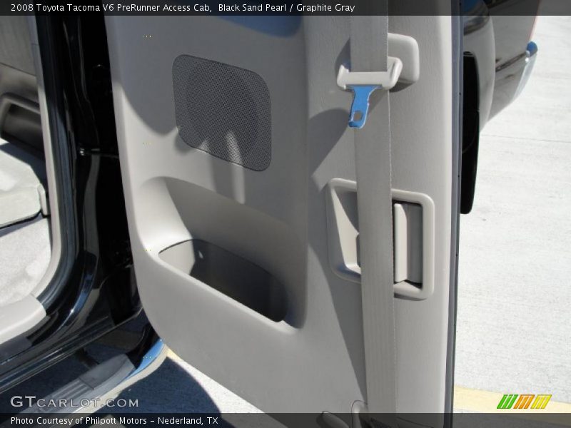 Black Sand Pearl / Graphite Gray 2008 Toyota Tacoma V6 PreRunner Access Cab