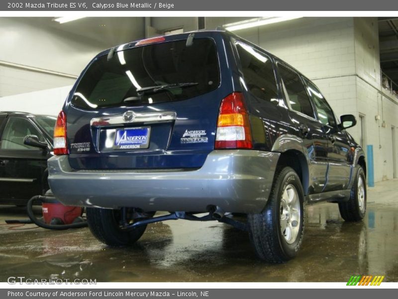 Calypso Blue Metallic / Beige 2002 Mazda Tribute ES V6