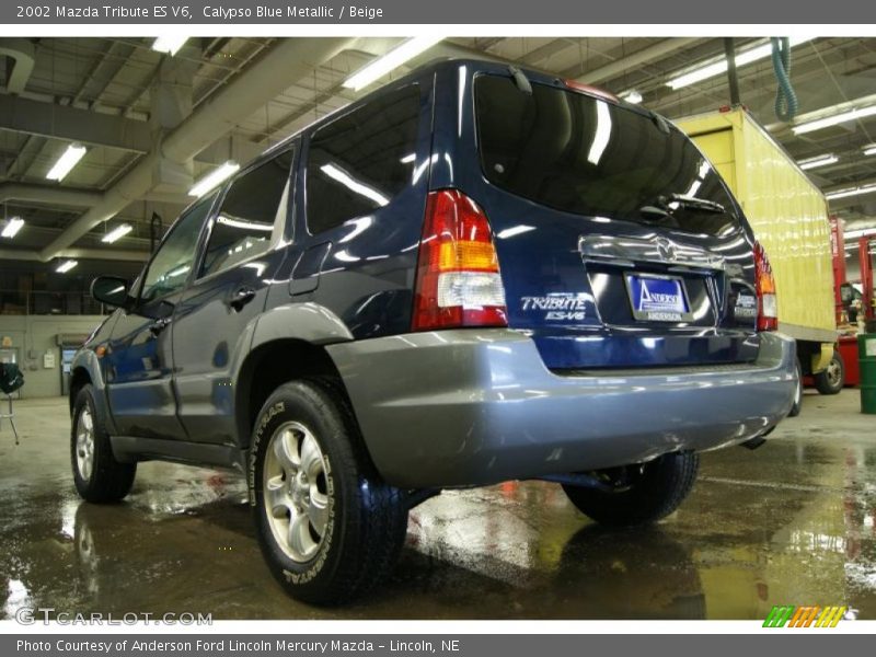 Calypso Blue Metallic / Beige 2002 Mazda Tribute ES V6