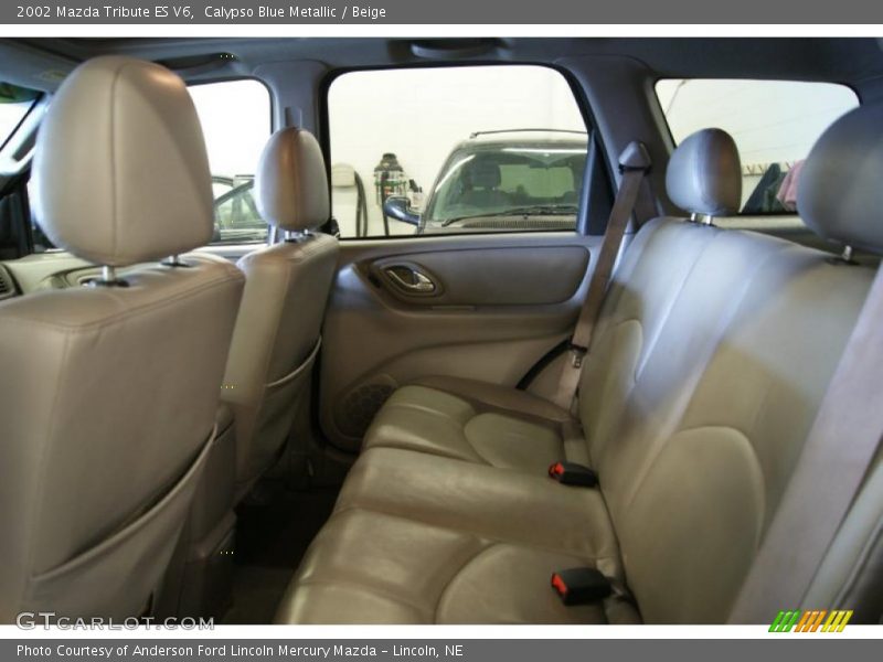 Calypso Blue Metallic / Beige 2002 Mazda Tribute ES V6