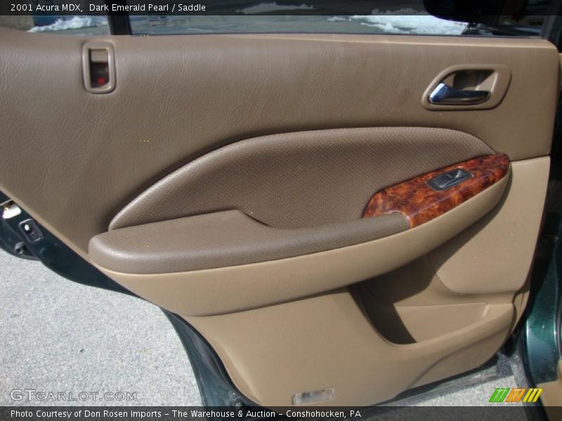 Dark Emerald Pearl / Saddle 2001 Acura MDX