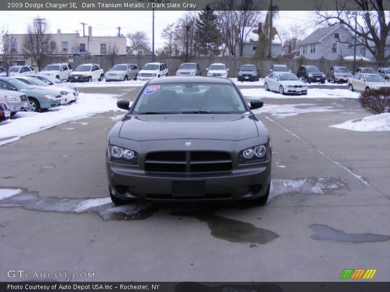 Dark Titanium Metallic / Dark Slate Gray 2009 Dodge Charger SE
