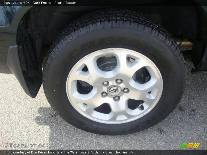 Dark Emerald Pearl / Saddle 2001 Acura MDX
