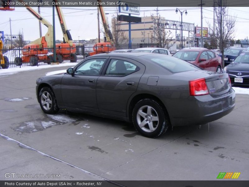 Dark Titanium Metallic / Dark Slate Gray 2009 Dodge Charger SE