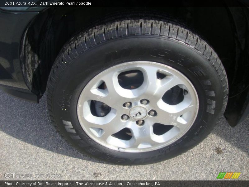 Dark Emerald Pearl / Saddle 2001 Acura MDX