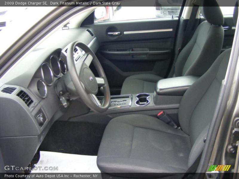 Dark Titanium Metallic / Dark Slate Gray 2009 Dodge Charger SE