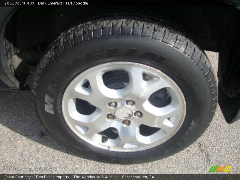 Dark Emerald Pearl / Saddle 2001 Acura MDX