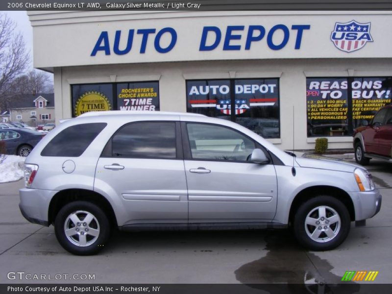 Galaxy Silver Metallic / Light Gray 2006 Chevrolet Equinox LT AWD