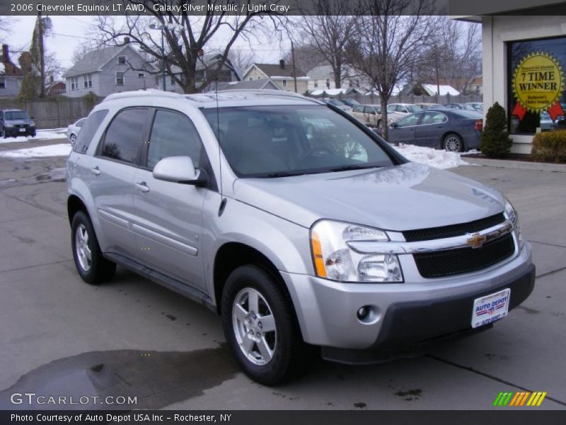 Galaxy Silver Metallic / Light Gray 2006 Chevrolet Equinox LT AWD