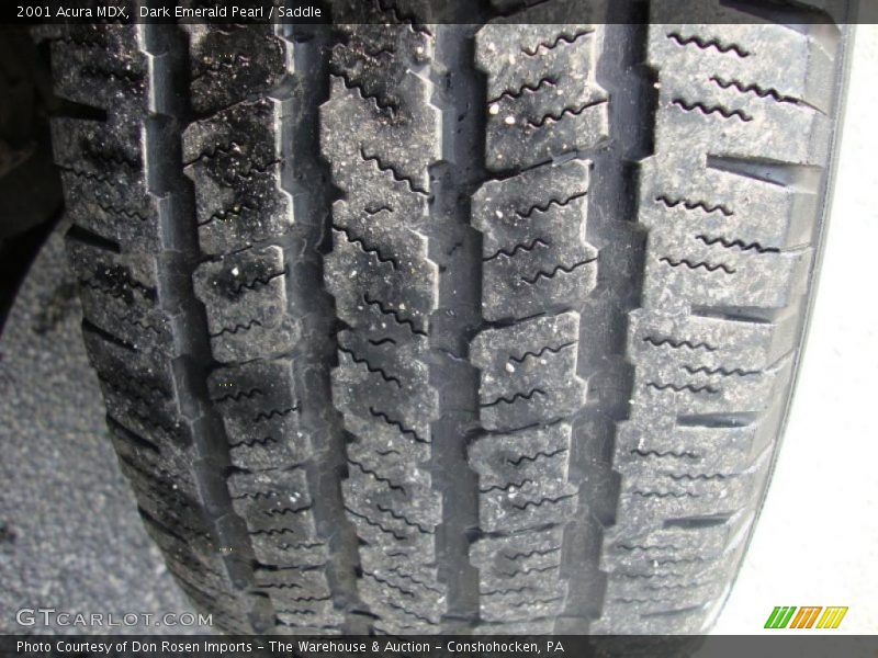 Dark Emerald Pearl / Saddle 2001 Acura MDX
