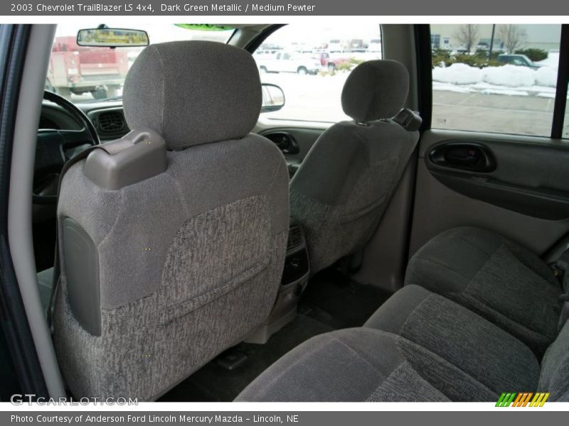 Dark Green Metallic / Medium Pewter 2003 Chevrolet TrailBlazer LS 4x4
