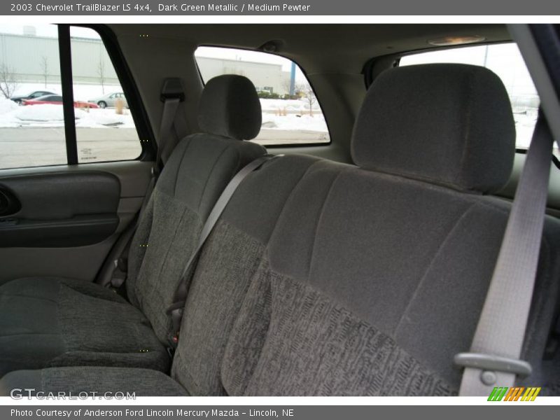 Dark Green Metallic / Medium Pewter 2003 Chevrolet TrailBlazer LS 4x4