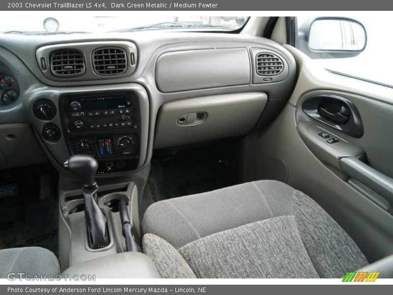 Dark Green Metallic / Medium Pewter 2003 Chevrolet TrailBlazer LS 4x4
