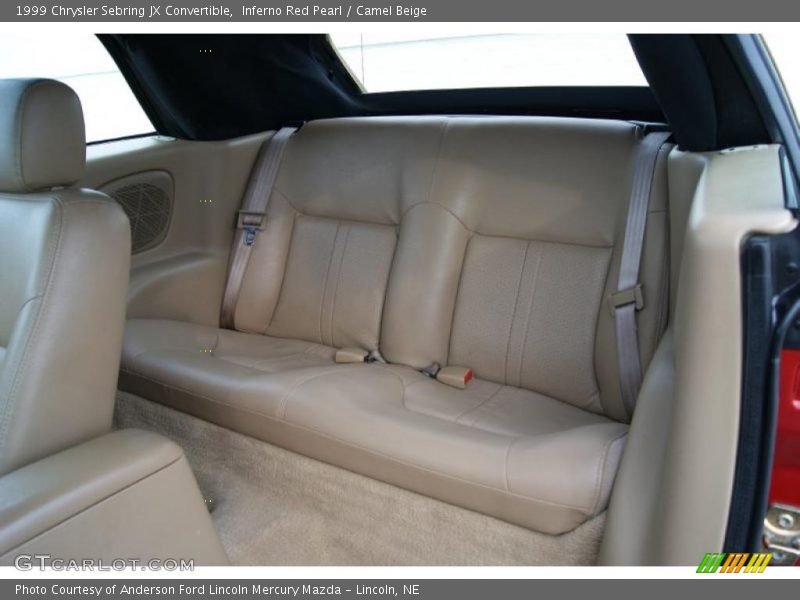 Inferno Red Pearl / Camel Beige 1999 Chrysler Sebring JX Convertible