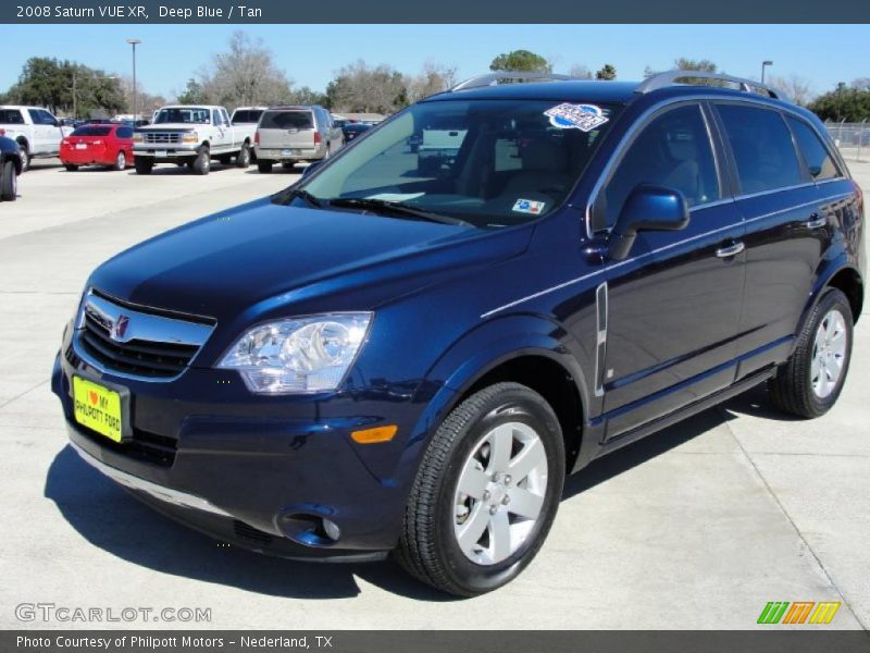 Deep Blue / Tan 2008 Saturn VUE XR