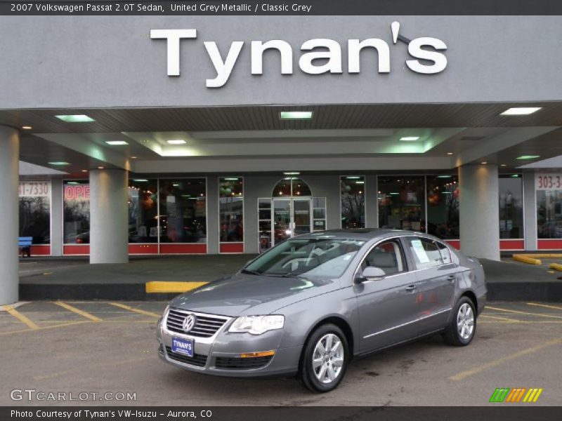 United Grey Metallic / Classic Grey 2007 Volkswagen Passat 2.0T Sedan