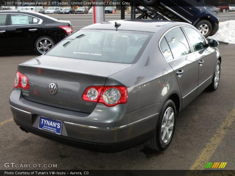 United Grey Metallic / Classic Grey 2007 Volkswagen Passat 2.0T Sedan