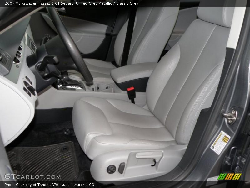 United Grey Metallic / Classic Grey 2007 Volkswagen Passat 2.0T Sedan