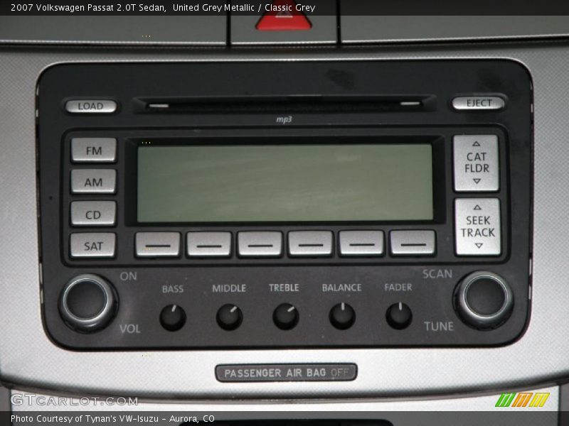 United Grey Metallic / Classic Grey 2007 Volkswagen Passat 2.0T Sedan
