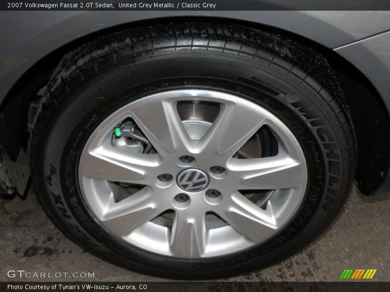 United Grey Metallic / Classic Grey 2007 Volkswagen Passat 2.0T Sedan