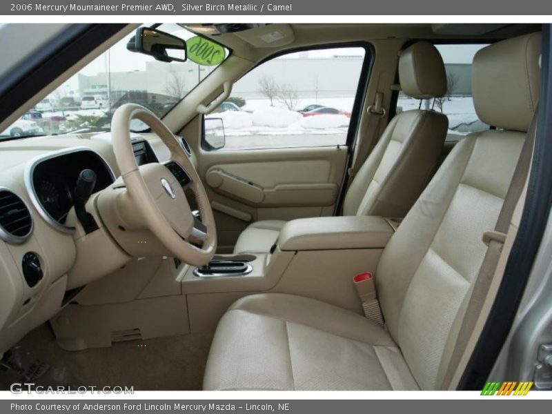 Silver Birch Metallic / Camel 2006 Mercury Mountaineer Premier AWD