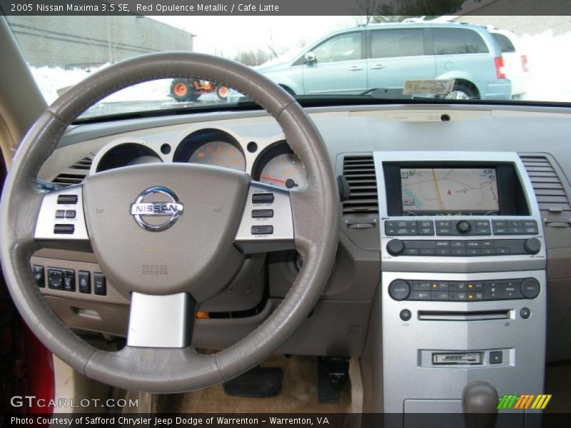 Red Opulence Metallic / Cafe Latte 2005 Nissan Maxima 3.5 SE