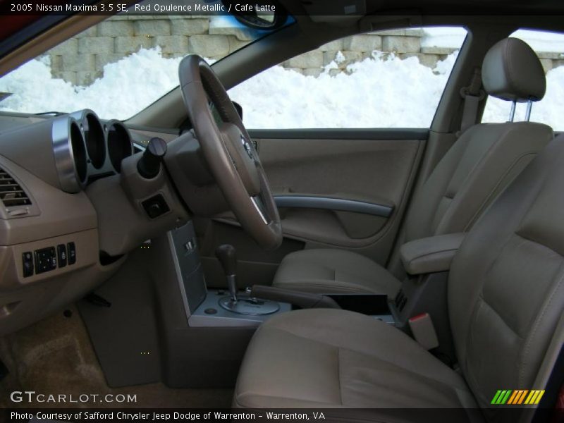 Red Opulence Metallic / Cafe Latte 2005 Nissan Maxima 3.5 SE