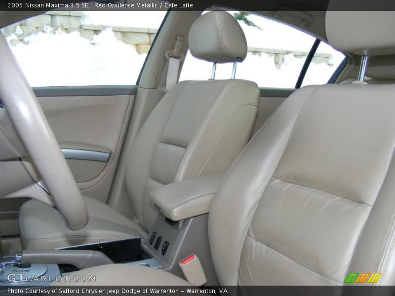 Red Opulence Metallic / Cafe Latte 2005 Nissan Maxima 3.5 SE