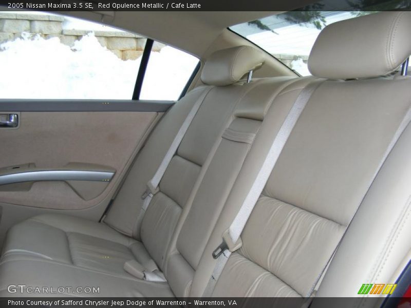 Red Opulence Metallic / Cafe Latte 2005 Nissan Maxima 3.5 SE