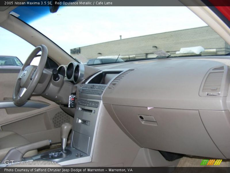 Red Opulence Metallic / Cafe Latte 2005 Nissan Maxima 3.5 SE